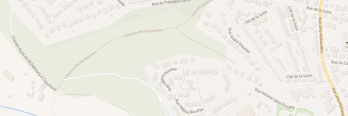 Plan du 14 Rue Hélène Boucher à Chaumont