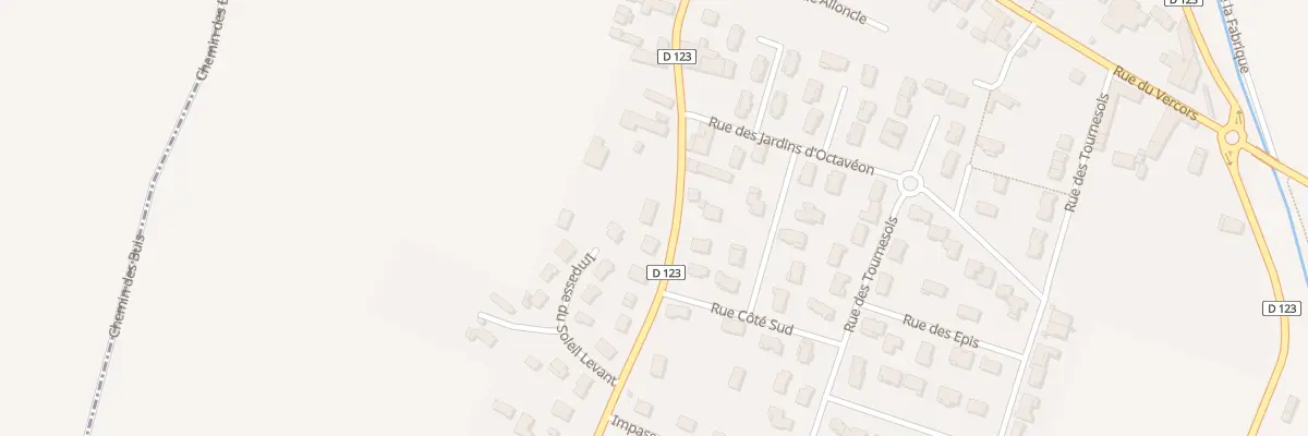Plan du 250 Rue du Gognard à Châtillon-Saint-Jean