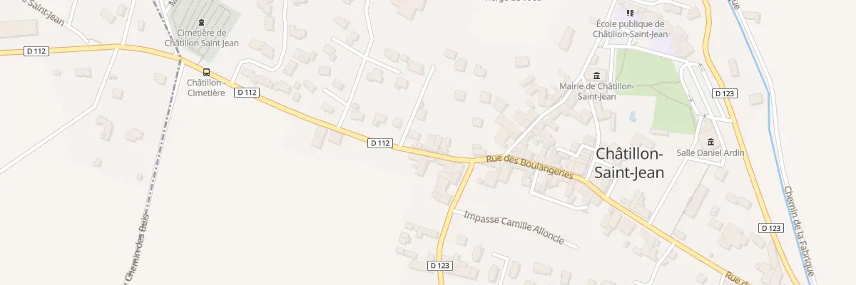 Plan du 5072 Le Village à Châtillon-Saint-Jean