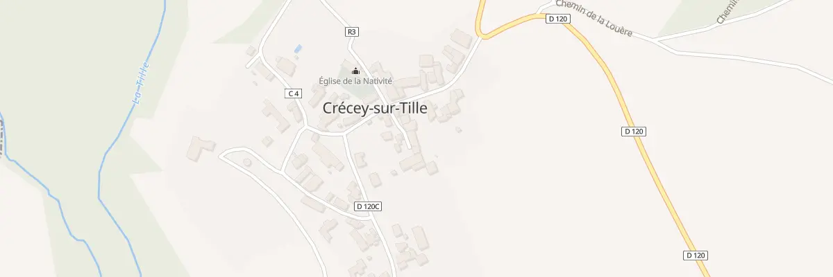 Plan du 4 Imp de la Mairie à Crécey-sur-Tille