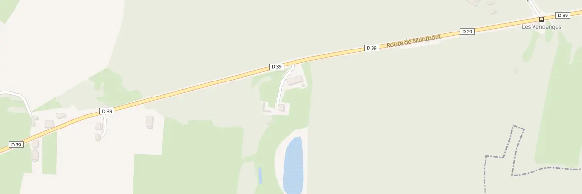 Plan du 1370 Rte de Montpont à La Chapelle-Thècle