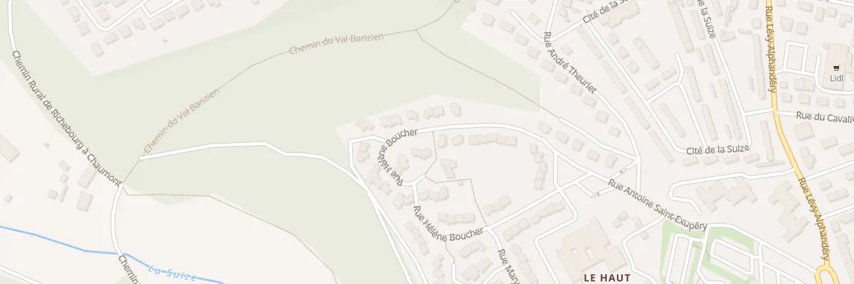 Plan du 23 Rue Hélène Boucher à Chaumont