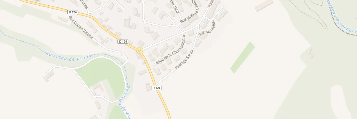 Plan du 4 All de la Chossonière à Chatuzange-le-Goubet