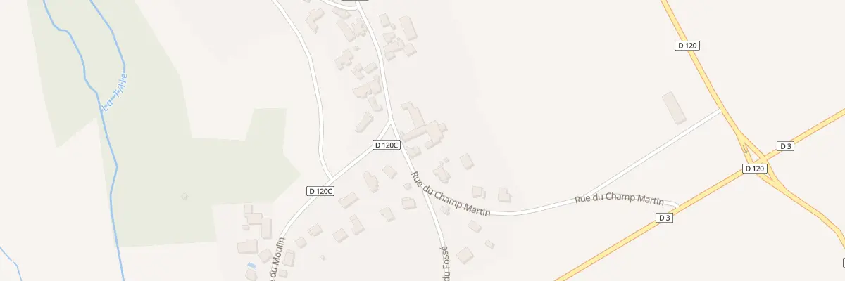 Plan du 4 Rue Champ Martin à Crécey-sur-Tille