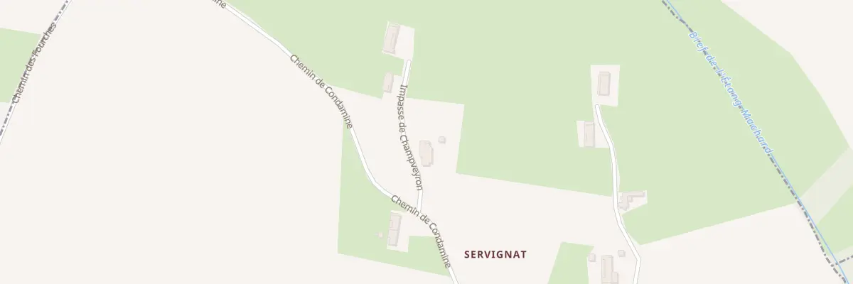 Plan du 48 Imp de Champveyron à Curtafond
