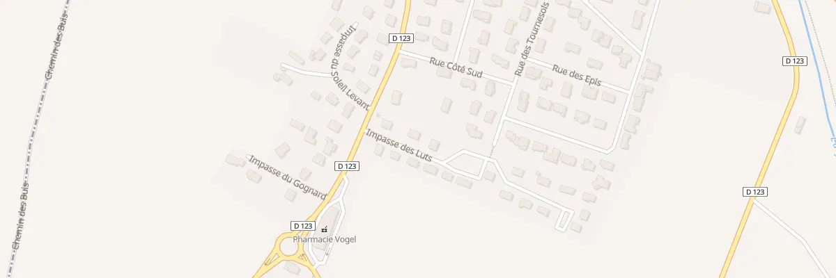 Plan du 3 Imp des Luts à Châtillon-Saint-Jean