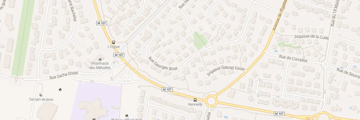 Plan du 18 Rue Georges Bizet à Chevigny-Saint-Sauveur
