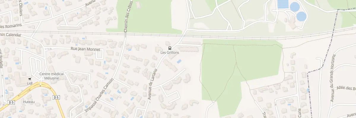 Plan du 9001 Res Les Grillons à Sausset-les-Pins