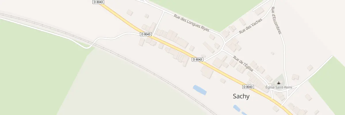 Plan du 21 Rte Nationale N 43 à Sachy
