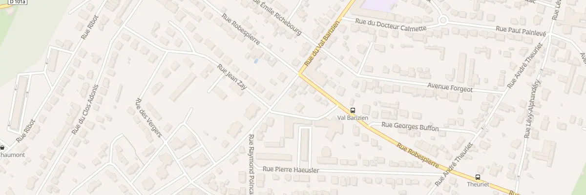 Plan du 51 Rue du Val Barizien à Chaumont