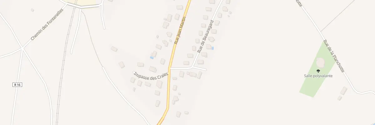 Plan du 28 Rue de Beauregard à Marcilly-sur-Tille