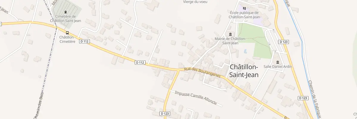 Plan du 5071A Le Village à Châtillon-Saint-Jean