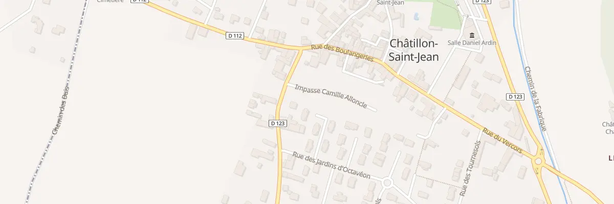 Plan du 4 Imp Camille ALLONCLE à Châtillon-Saint-Jean