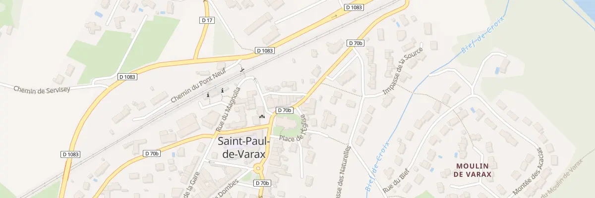 Plan du 81 Pl de l’Eglise à Saint-Paul-de-Varax