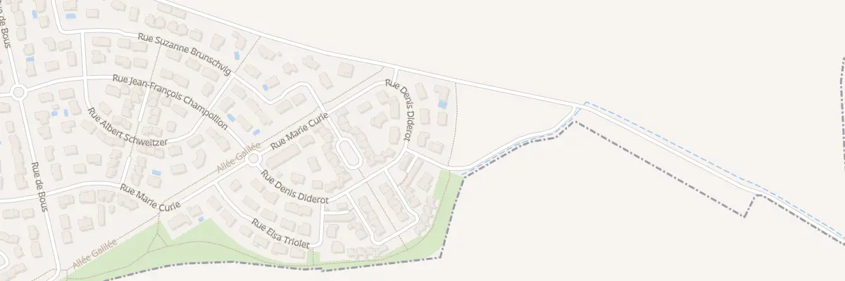 Plan du 14 Rue Denis Diderot à Quetigny