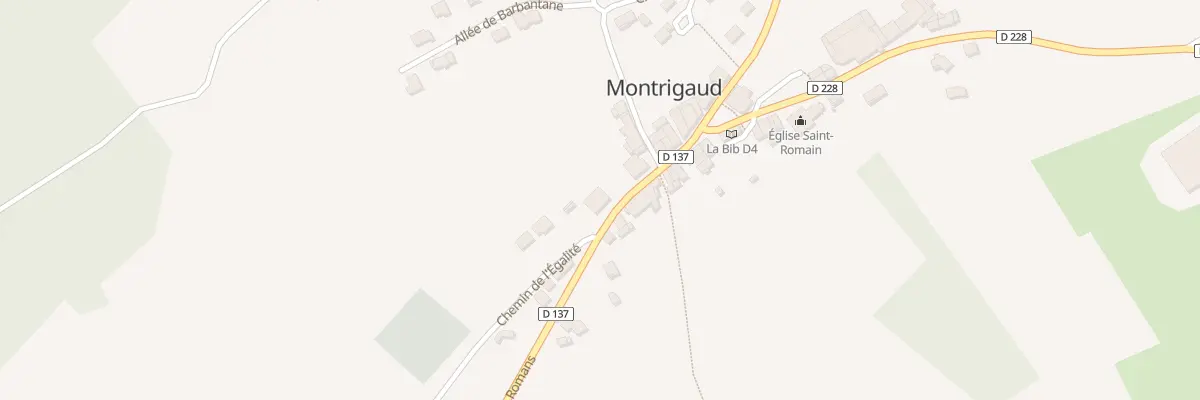 Plan du 5124 Le Village Montrigaud à Valherbasse