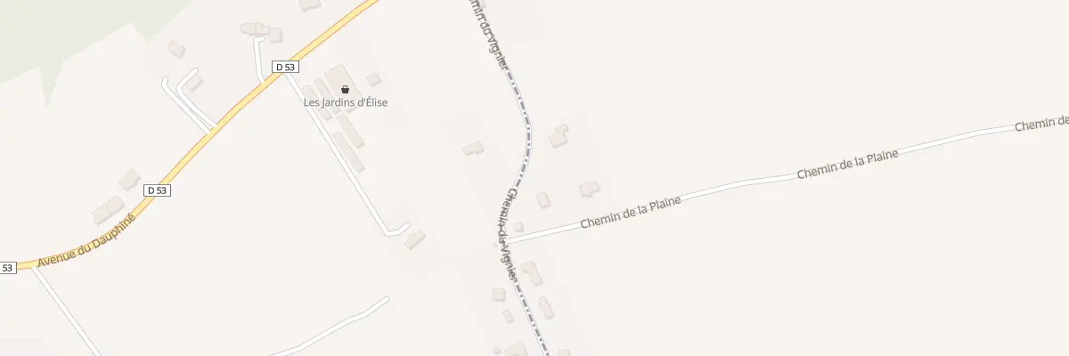 Plan du 167 Che du Vignier à Artas