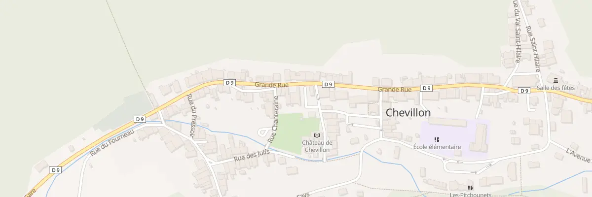 Plan du 32 Rue Grande de Chevillon à Chevillon