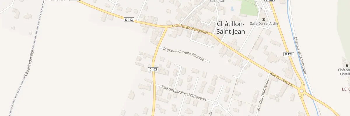 Plan du 6 Imp Camille ALLONCLE à Châtillon-Saint-Jean