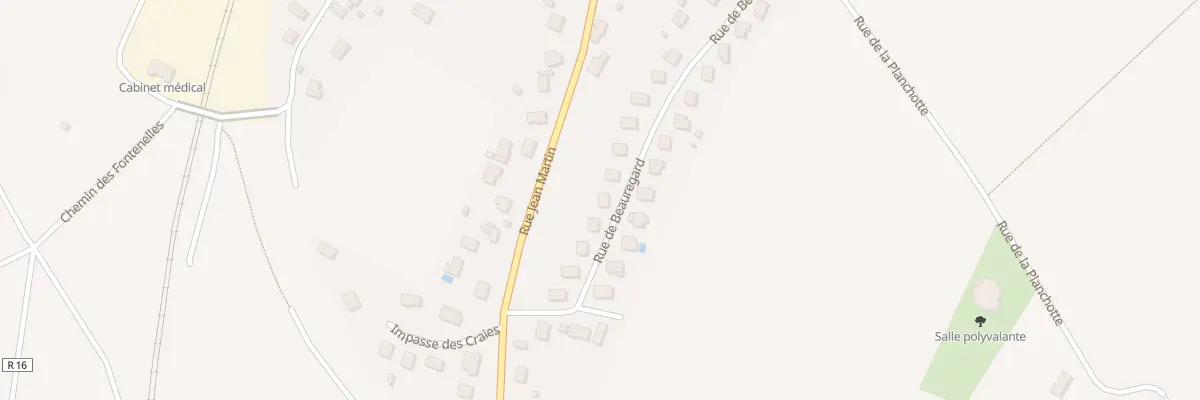 Plan du 20 Rue de Beauregard à Marcilly-sur-Tille