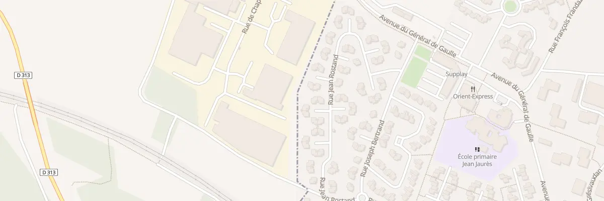 Plan du 23 Rue Jean Rostand à La Verpillière