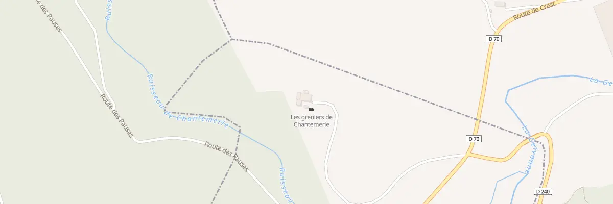 Plan du 5080 Chantemerle à Montclar-sur-Gervanne