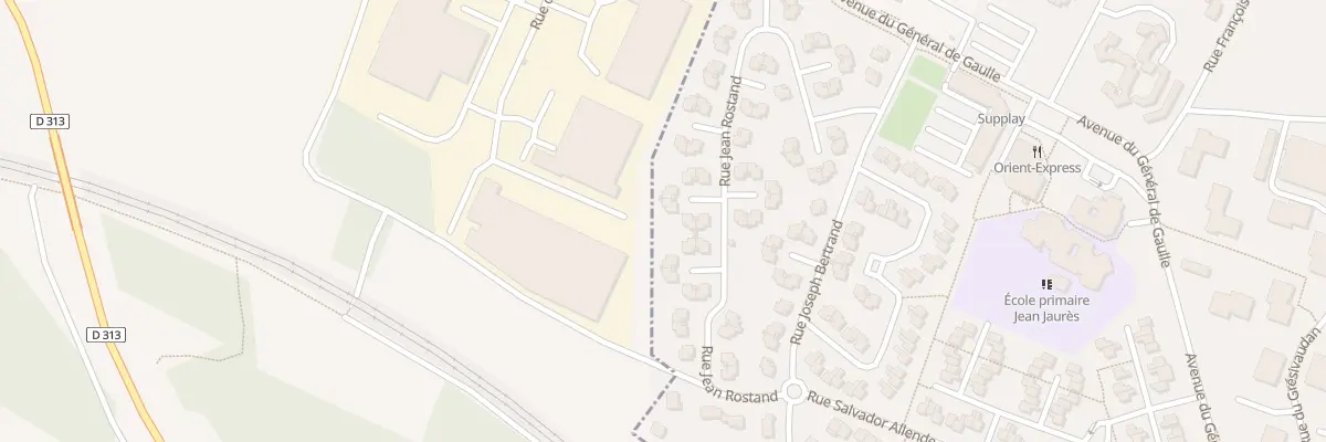 Plan du 26 Rue Jean Rostand à La Verpillière