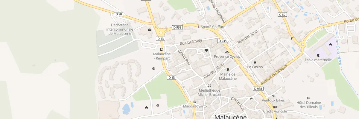 Plan du 10 Grande Rue à Malaucène