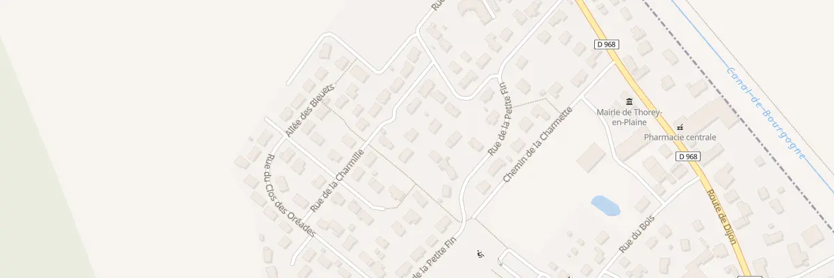 Plan du 11 Rue des Acacias à Thorey-en-Plaine