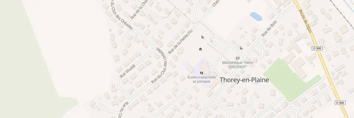Plan du 27 Rue de la Petite Fin à Thorey-en-Plaine