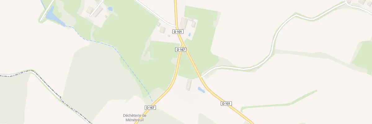 Plan du 90 Rte de Montpont En Bresse à Ménetreuil