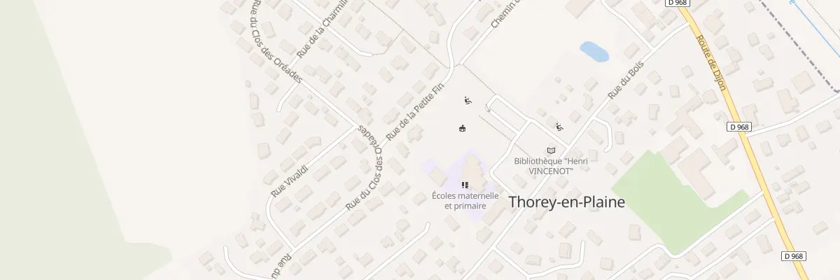 Plan du 25 Rue de la Petite Fin à Thorey-en-Plaine