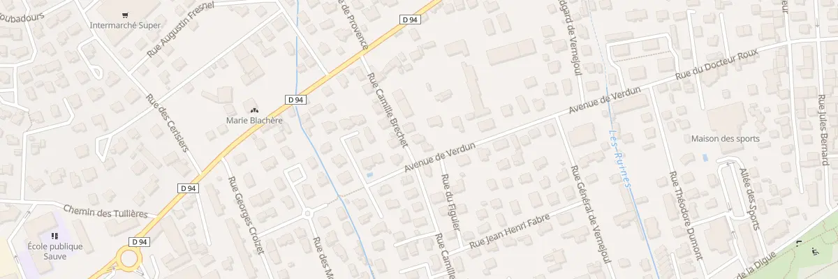 Plan du 13 Rue Camille Brechet à Nyons