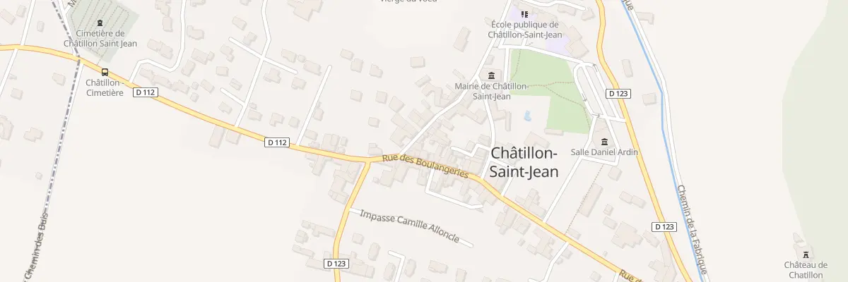 Plan du 5059A Le Village à Châtillon-Saint-Jean