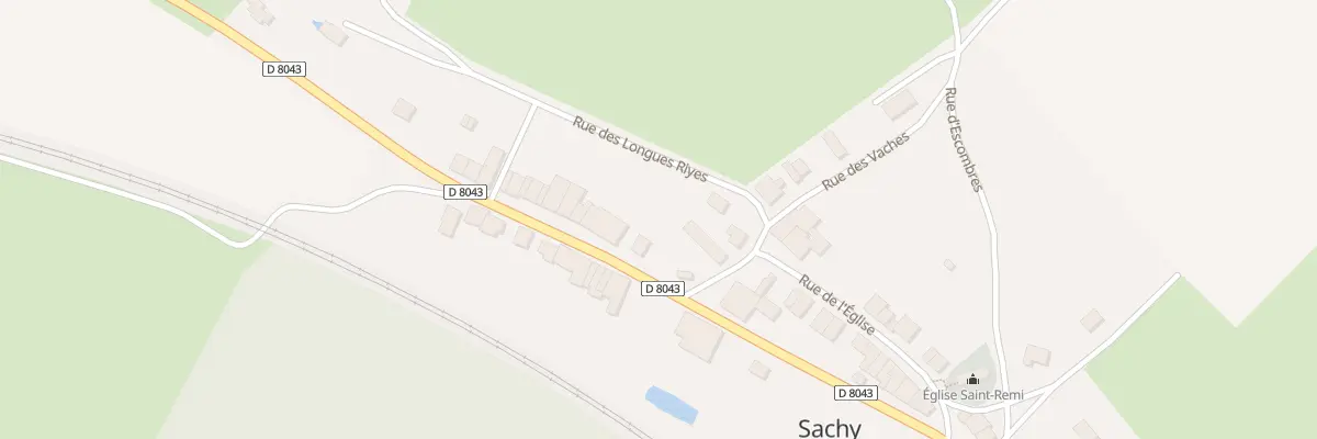 Plan du 40 Rte Nationale N 43 à Sachy