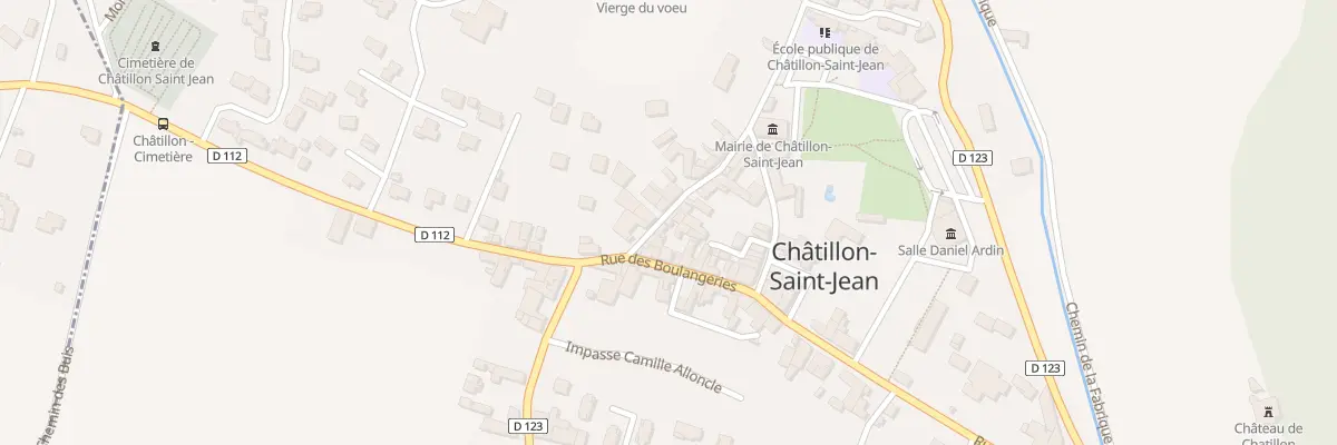 Plan du 40 Rue de l’Industrie à Châtillon-Saint-Jean