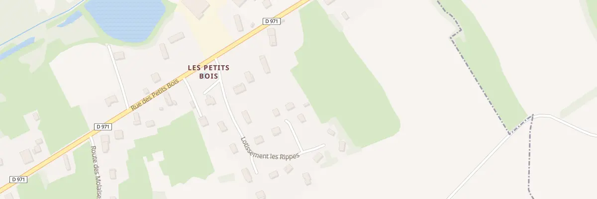 Plan du 400 Lot Les Rippes à Bantanges