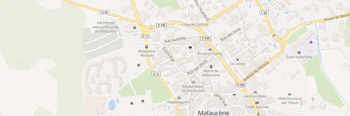 Plan du 13 Grande Rue à Malaucène
