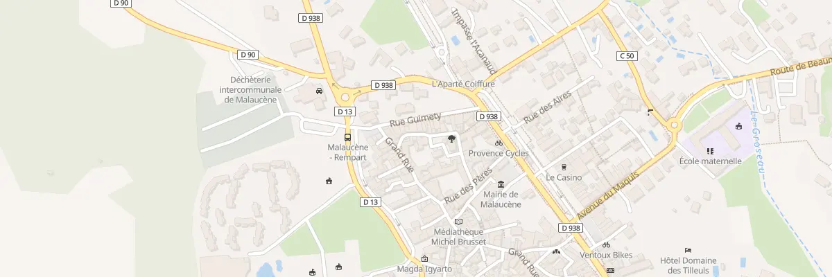 Plan du 1 Rue des Trois Pèlerins à Malaucène