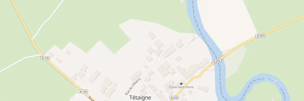 Plan du 10 Rue du Gibarru à Tétaigne