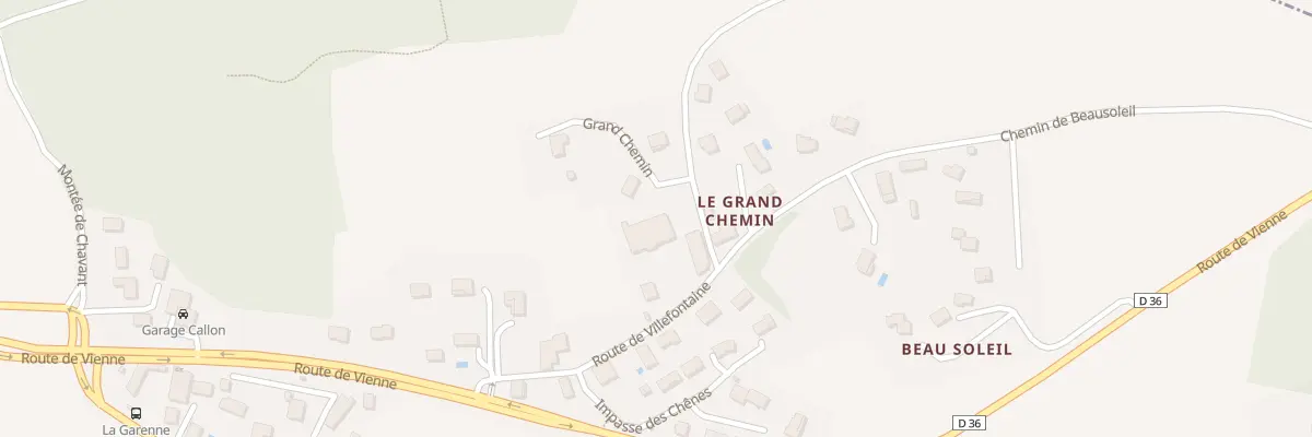 Plan du 5096 Grand Chemin à Bonnefamille