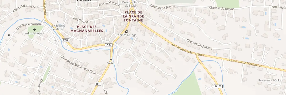 Plan du 181 Rue de l’Allée à Mazan