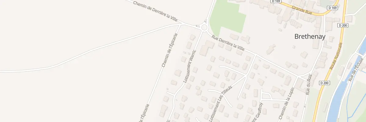 Plan du 19 Lot Werric à Brethenay