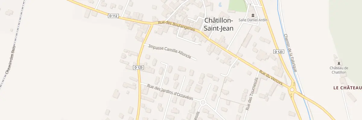 Plan du 12 Imp Camille ALLONCLE à Châtillon-Saint-Jean