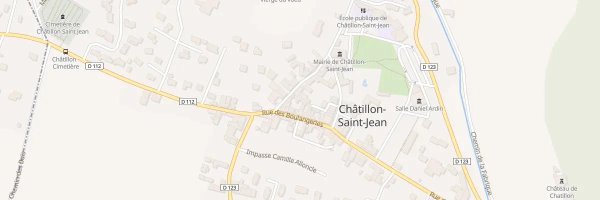 Plan du 5059 Le Village à Châtillon-Saint-Jean