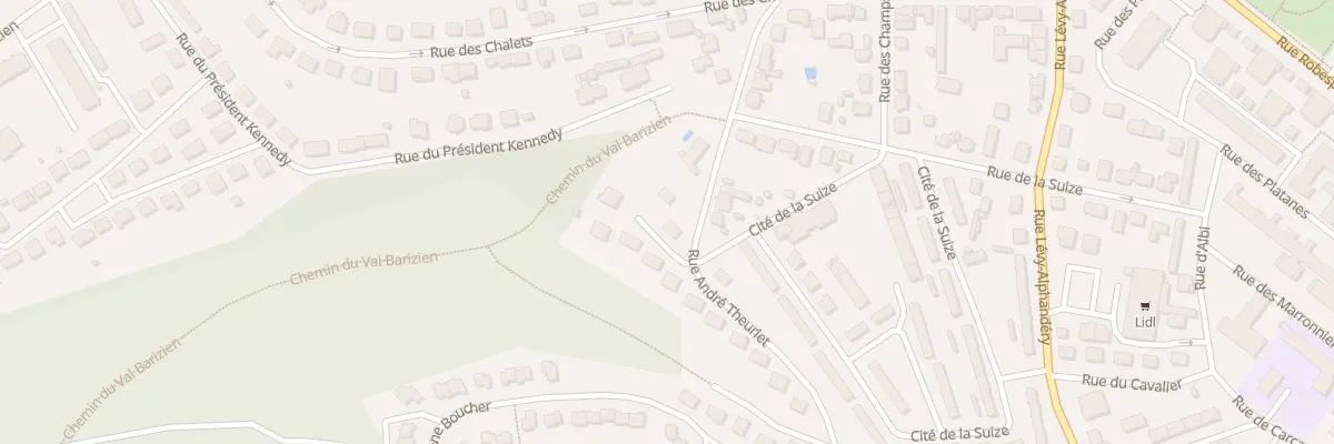 Plan du 40 Rue André Theuriet à Chaumont