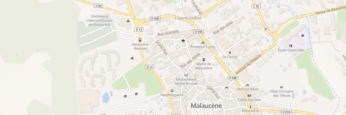 Plan du 17 Grande Rue à Malaucène