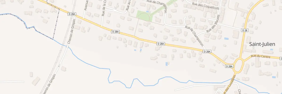 Plan du 25 Rue de la Combe à Saint-Julien