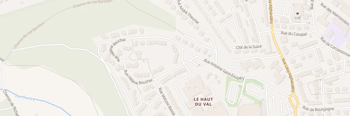 Plan du 51 Rue Hélène Boucher à Chaumont