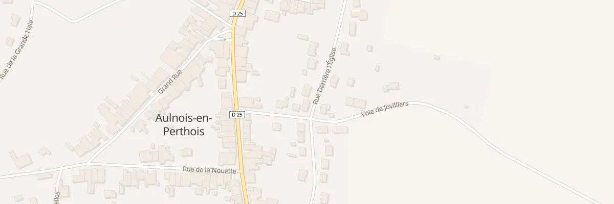 Plan du 1 Rue Derriere l’Eglise à Aulnois-en-Perthois